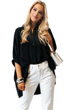 3/4 Puff Sleeve Oversize Shirt