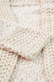 Popcorn Knit Open Front Cardigan