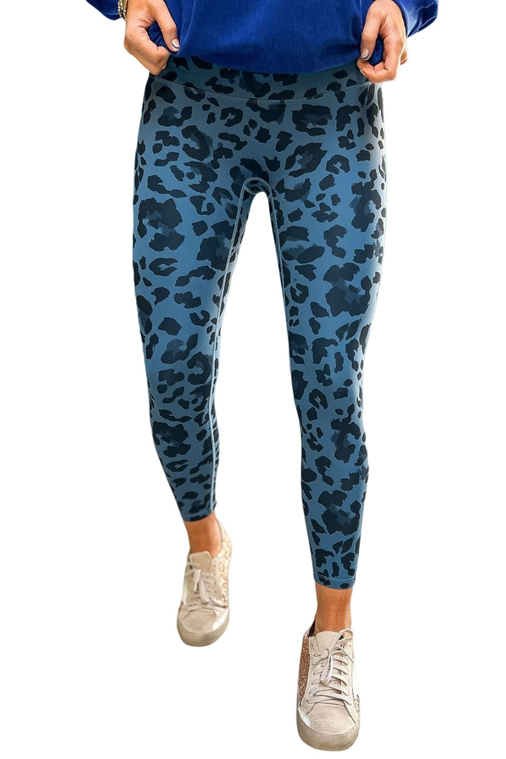 Classic Leopard Print Active Leggings