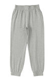 Pantalon de jogging taille haute smocké gris 