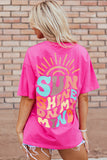 Mint Green SUNSHINE ON MY MIND Graphic Tee