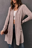 Tunic Back Open Front Cardigan with Pockets