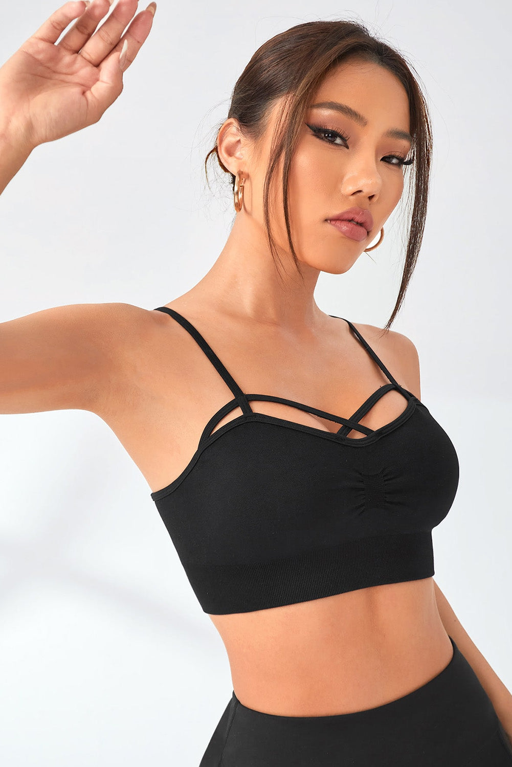 Caged Cami Active Crop Top