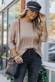 Lightweight Knit Oversize Blouse