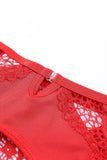 Adjustable Straps Hollow-out Lace Panty