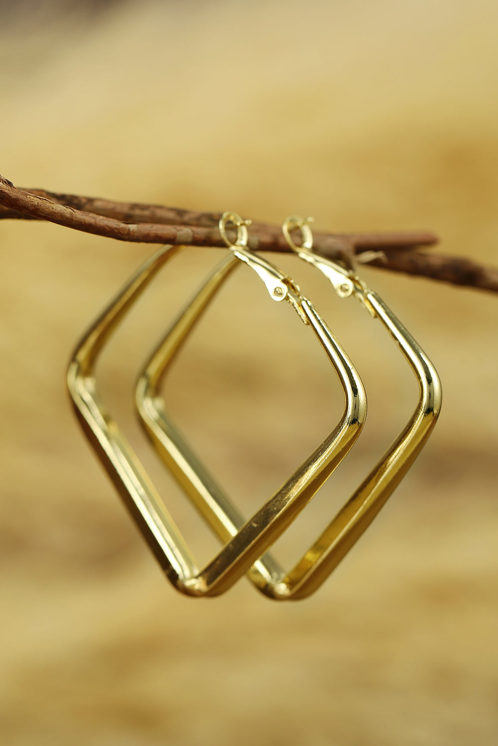 Minimalist Square Hoop Earrings