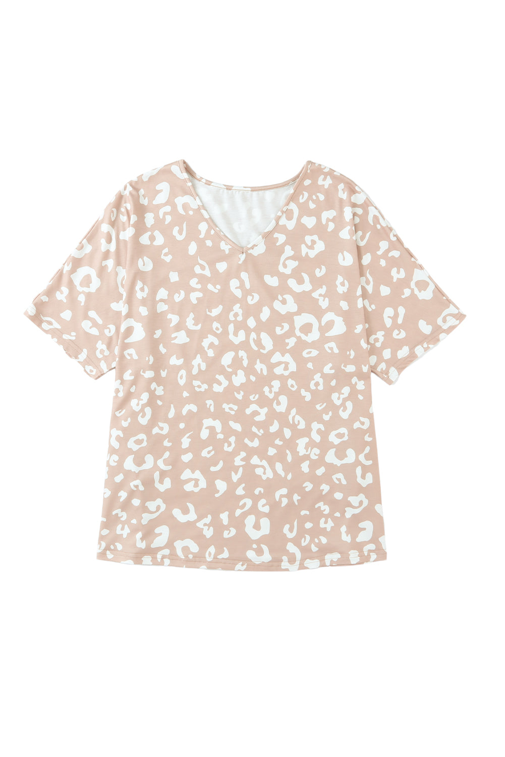 Leopard Spots Print Loose T Shirt