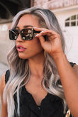 Lunettes de soleil noires à monture carrée rétro tendance