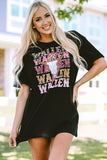 WALLEN Cowskull Graphic Oversized Tee