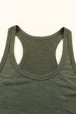 U Neck Racer Back Soft Tank Dress