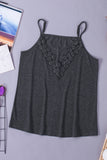 Lace Splicing V Neck Cami Top