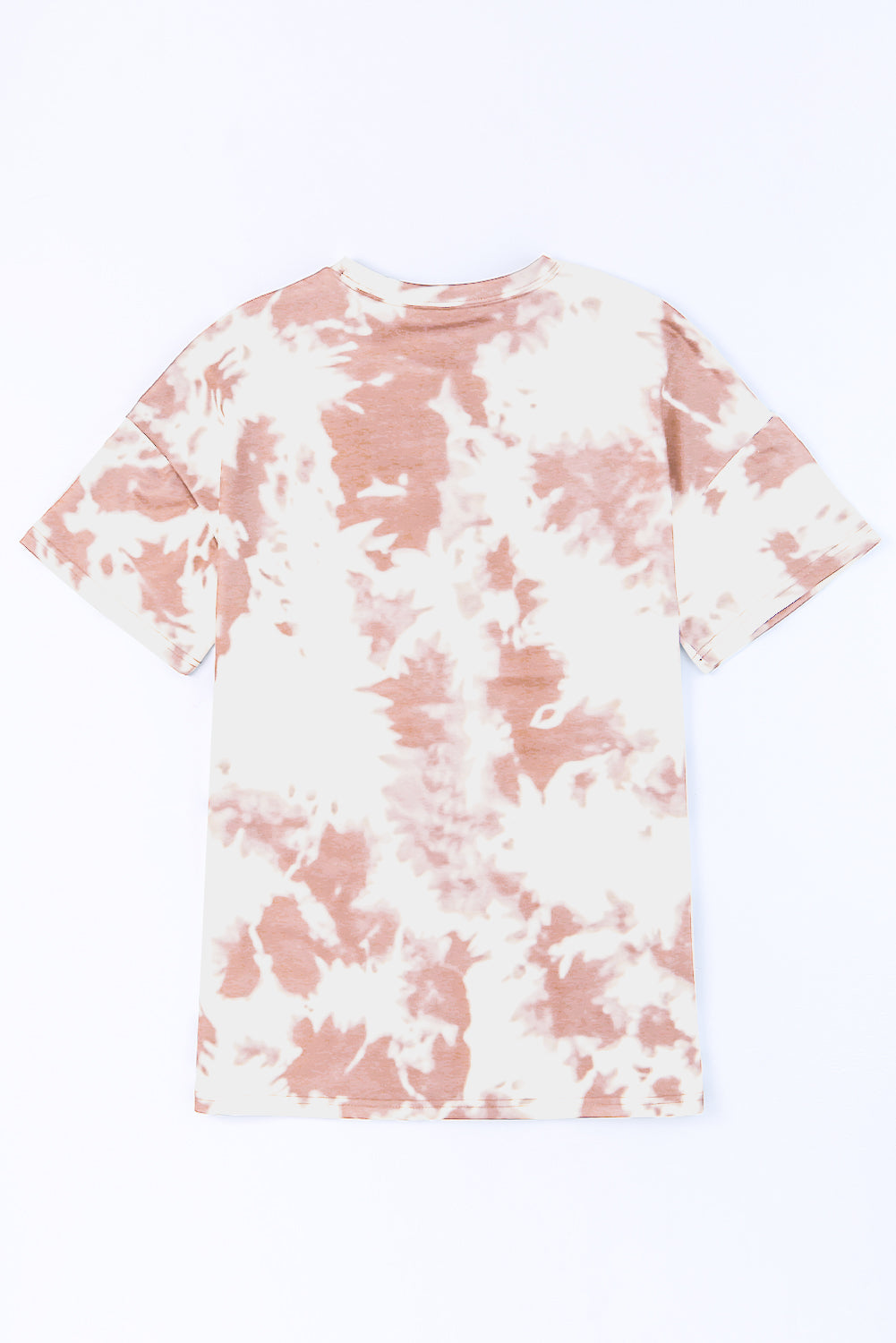 Tie-dye Round Neck Short Sleeve Top