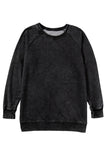 Mineral Wash Oversized Pullover Sweatshirt