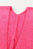 Buttons Front Pocketed Sweater Cardigan