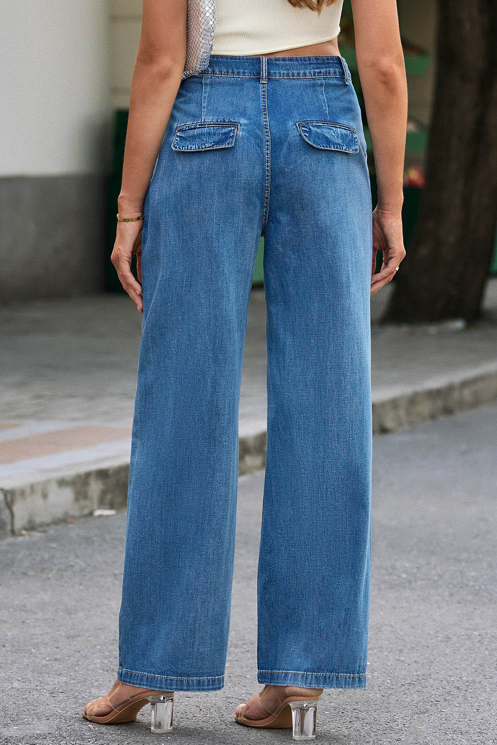 Slouchy Wide Leg Jeans