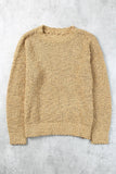 Porncorn Drop Shoulder Pullover Knit Sweater