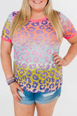 Plus Size Tie-dye T-shirt