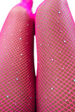 Sexy Rhinestone Fishnet Pantyhose