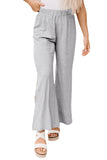 Side Slits Wide Leg High Waist Pants