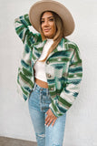 Multicolor Aztec Print Zipped Split Neck Hoodie