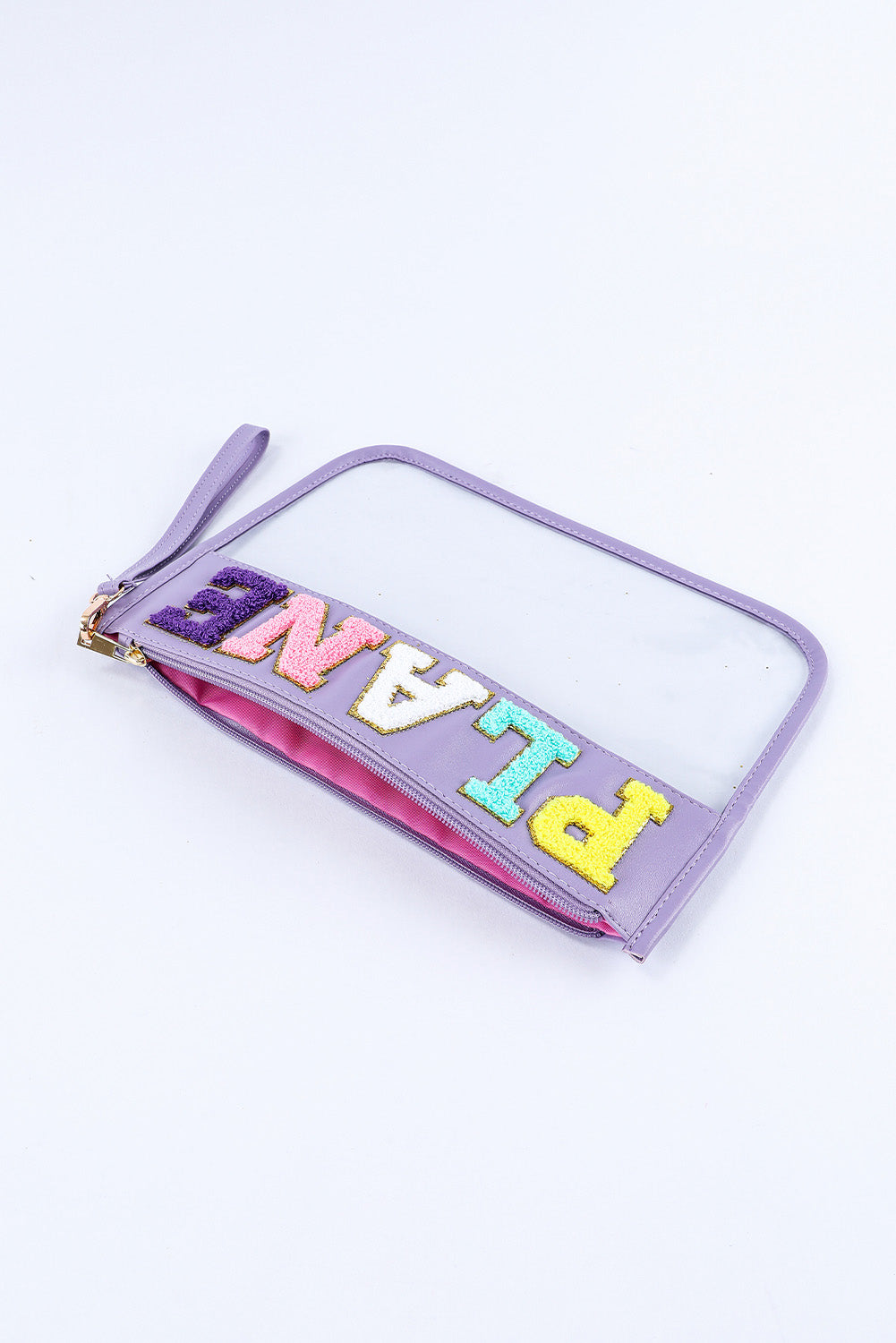 STUFF Print Transparent Zipped Pouch