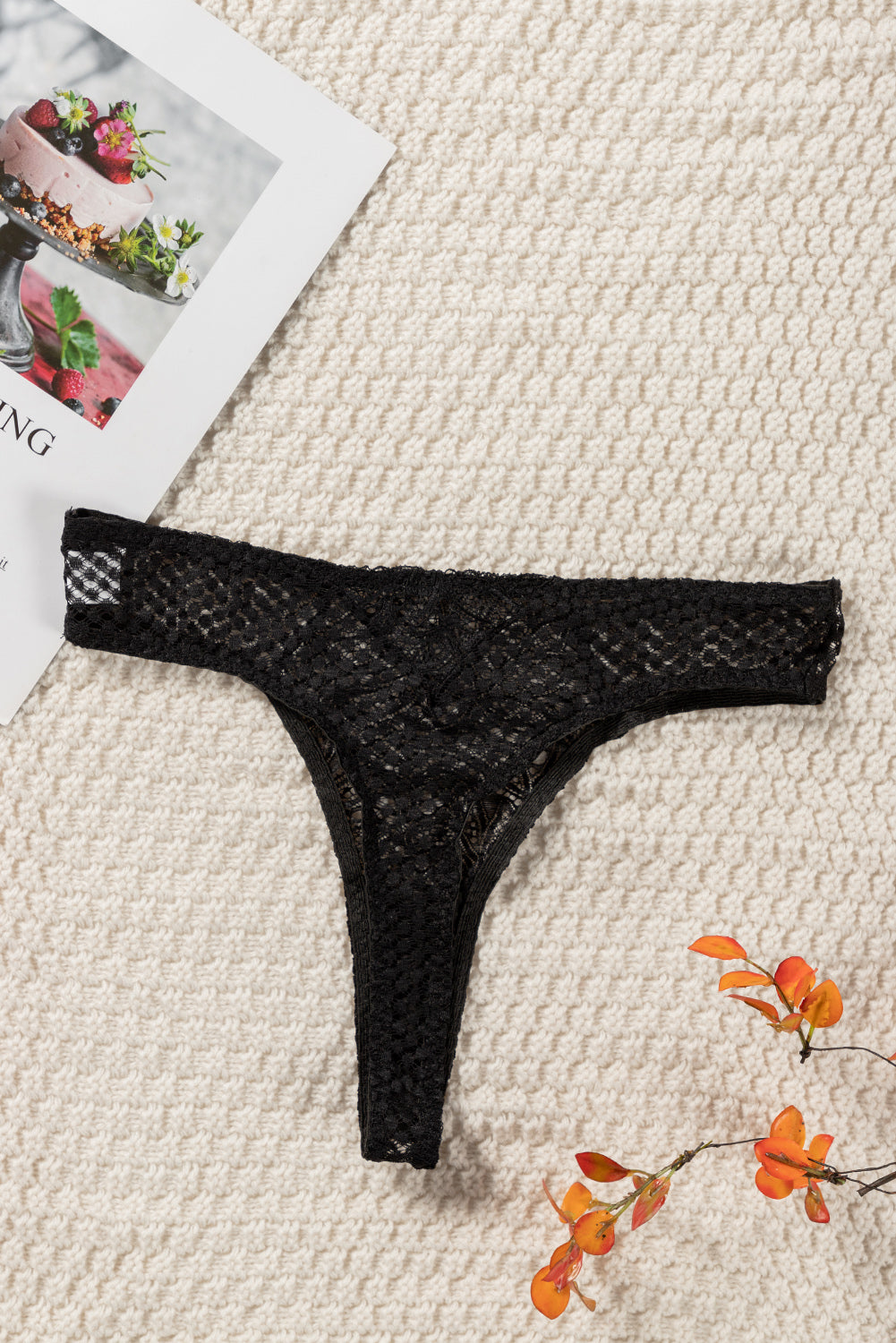 Lace Mesh Crochet Panty