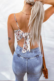 Paisley Print Spaghetti Straps Tank Top