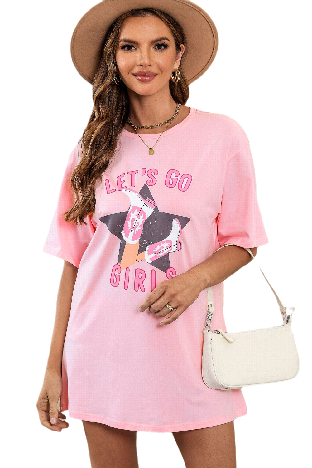 Lets Go Girls Western Graphic Tee