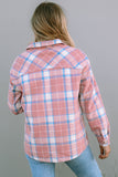 Plaid Flap Pocket Flannel Shacket