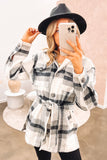 Plaid Button-Up Flap Pocket Shacket