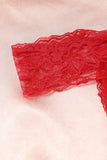 Bow Knot Cut Out Lace Teddy Lingerie