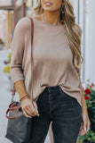 Lightweight Knit Oversize Blouse