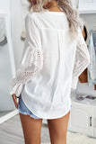 Rekindle Eyelet Button Up Top