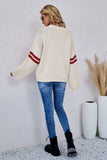 Heart Graphic Wide Sleeves Sweater