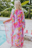 Tie-dye Tassel Trim Kimono