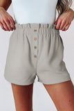 Linen Mix Paper Bag Shorts