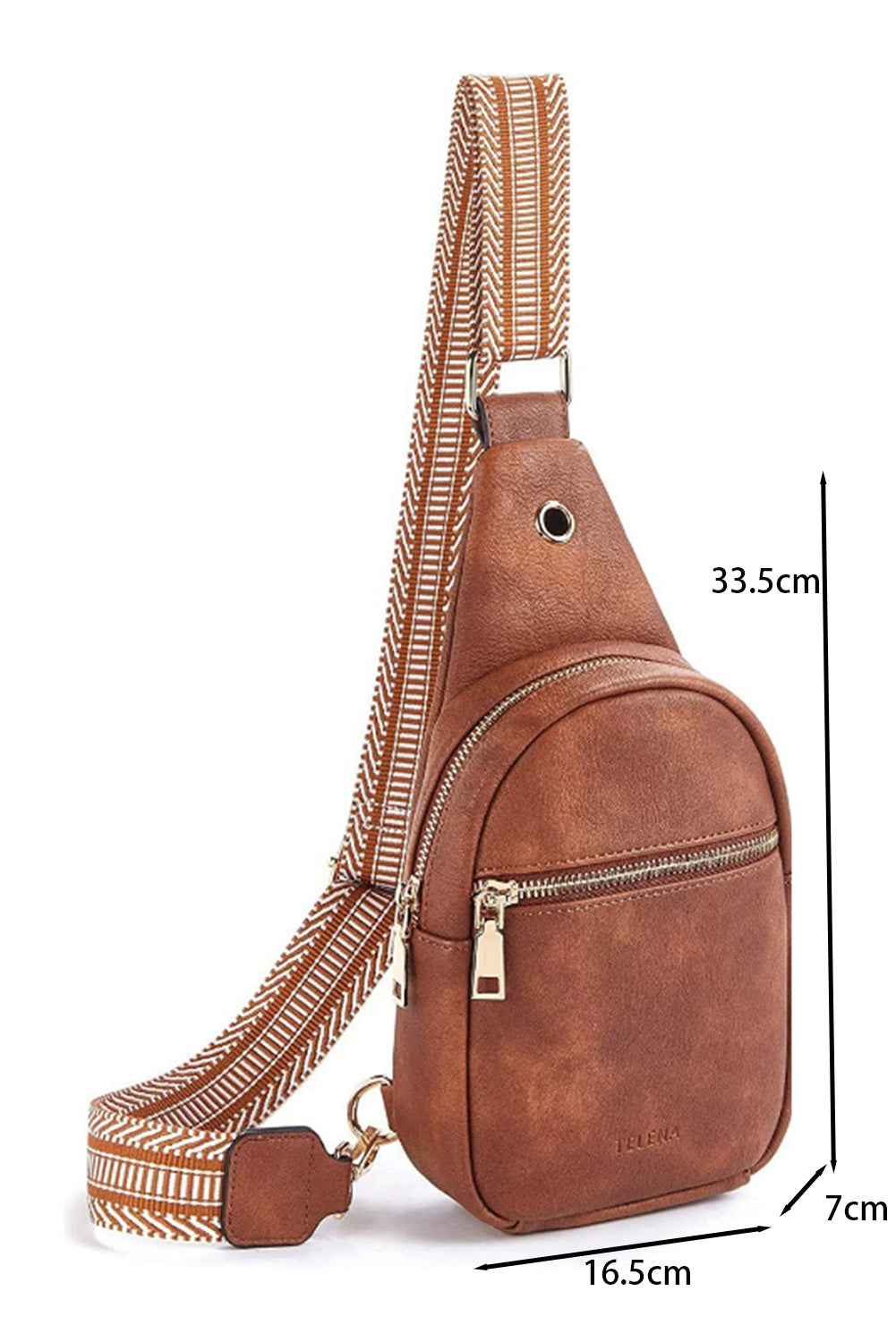 Crossbody PU Leather Sling Bag