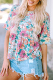 Floral Print Sleeveless Tank Top