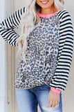 Stripe Twist Long Sleeve Top