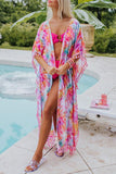 Tie-dye Tassel Trim Kimono