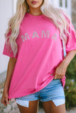 Rhinestone MAMA Graphic T Shirt