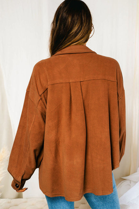 Flap Pocket Buttoned Jacket