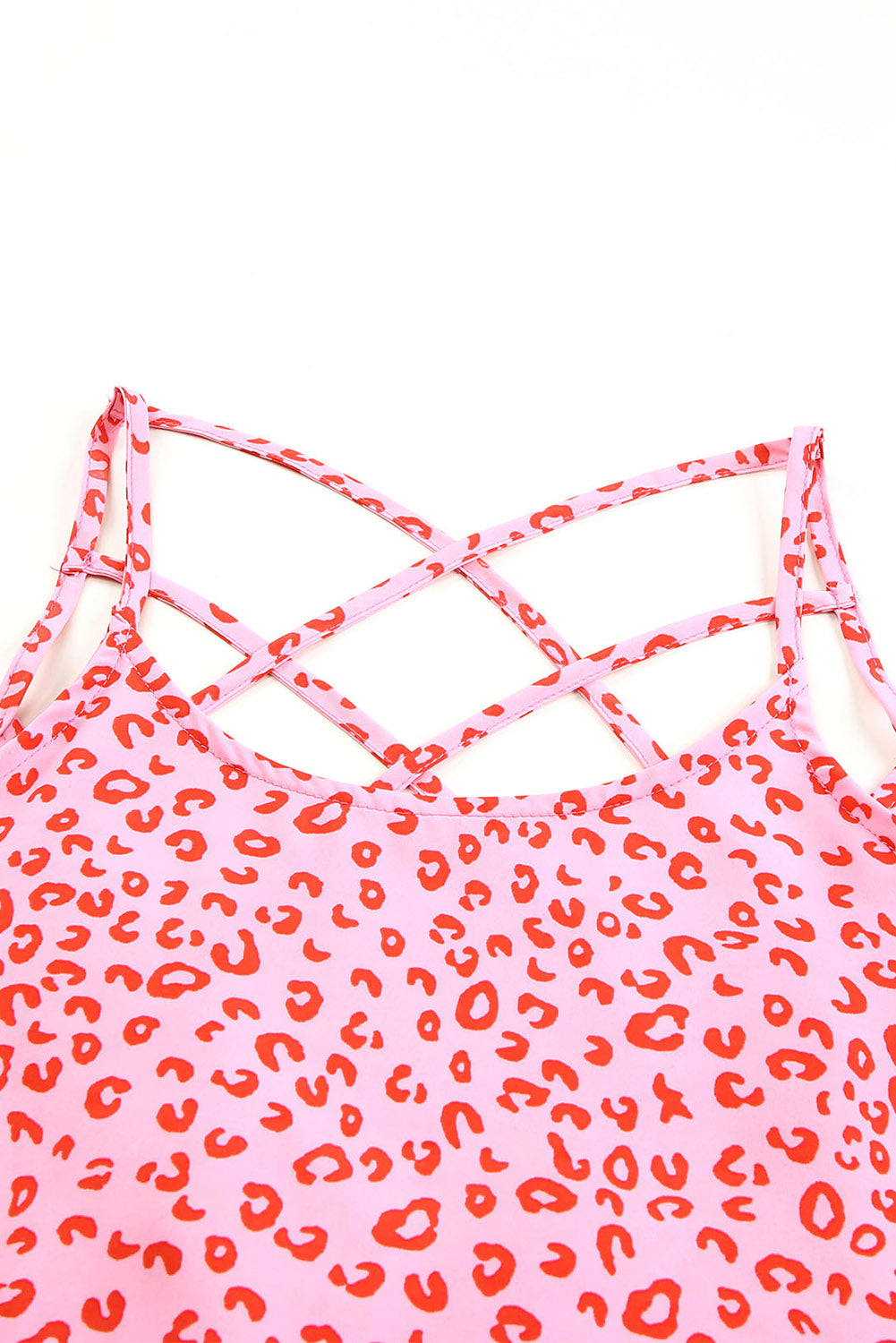 Strappy Back Detail Loose Tank Top