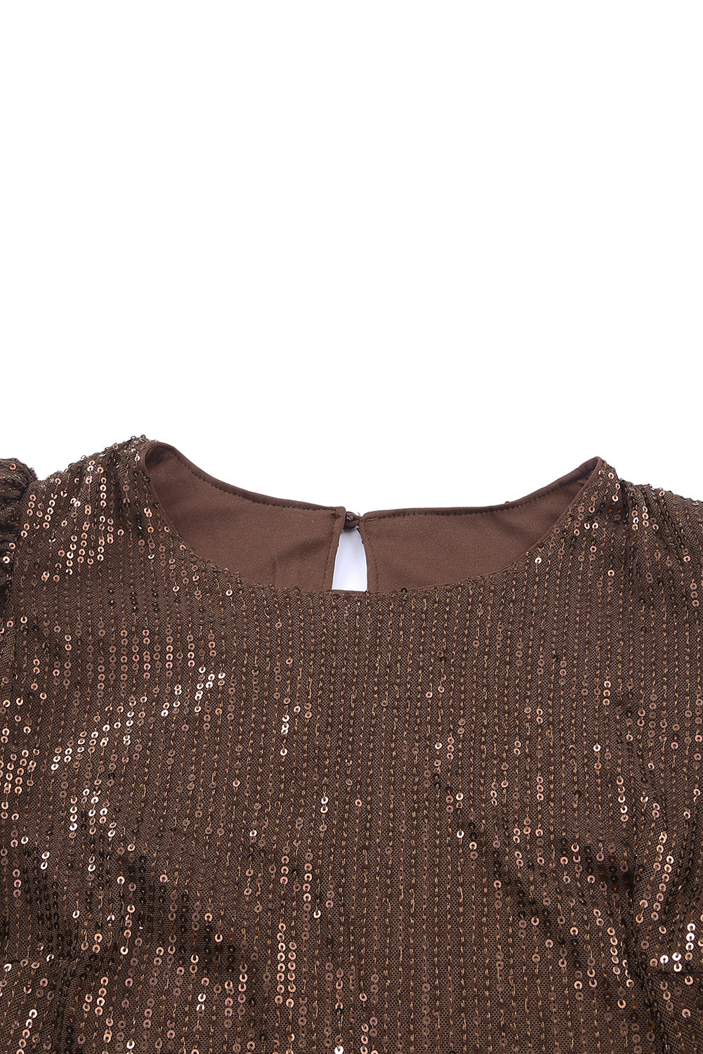 Puff Sleeve Sequin Top