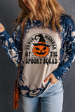 Proud Member of The Spooky Squad Graphic Tie-dye Top