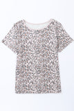 Animal Print Casual T-shirt