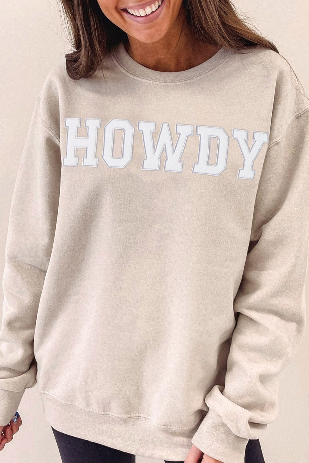 HOWDY - Sweat-shirt graphique à épaules tombantes