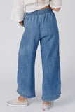 Wide Leg Drawstring Waist Loose Pants