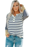 Long Sleeve Button Henley Top