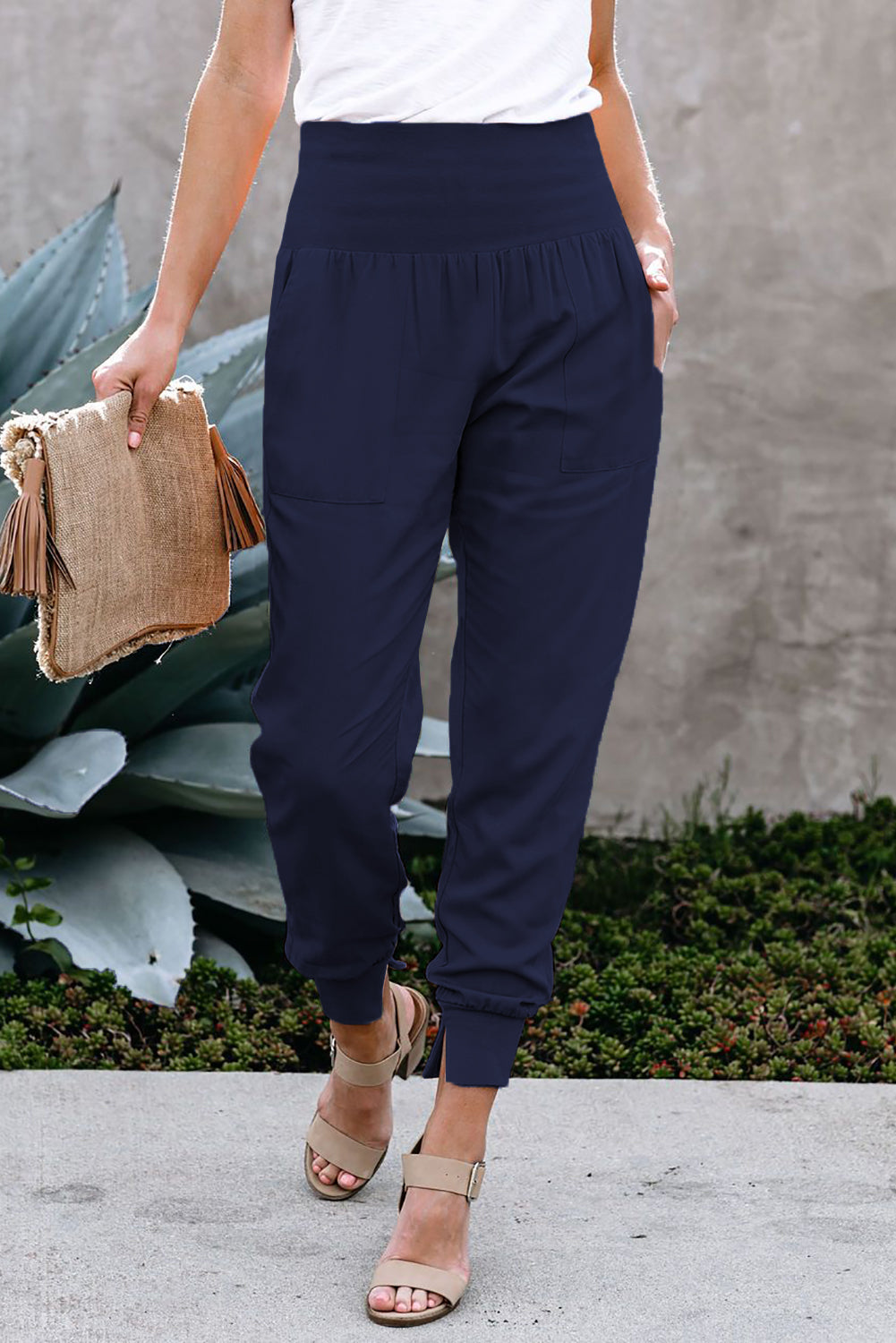 Pocketed Casual Joggers